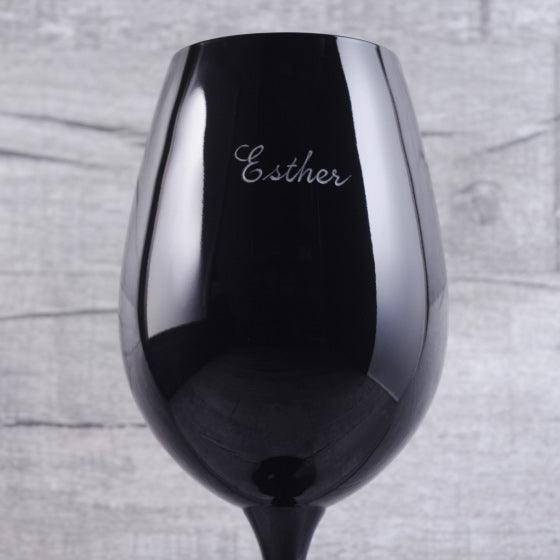 299cc【德國蔡司Schott Zwiesel 盲飲杯】黑色水晶杯 水晶試酒杯WINETASTING 紅酒杯 - MSA玻璃雕刻