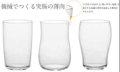280cc【石塚硝子】芳醇 日本Aderia精工啤酒杯 - MSA玻璃雕刻