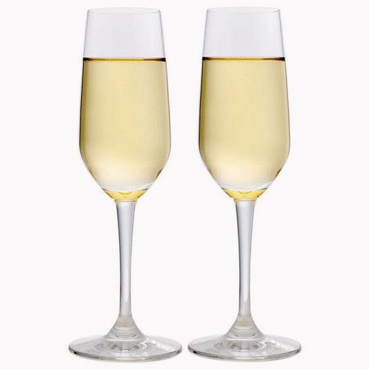 (一對價)185cc【輕羽薄透】結婚香檳杯對組 結婚送禮 - MSA玻璃雕刻