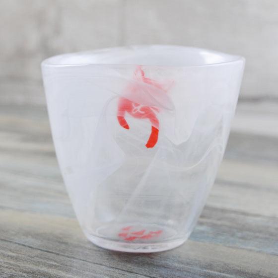 (絕版限量品)300cc【貓抓魚手工杯】溫暖質感貓抓玻璃杯 - MSA玻璃雕刻
