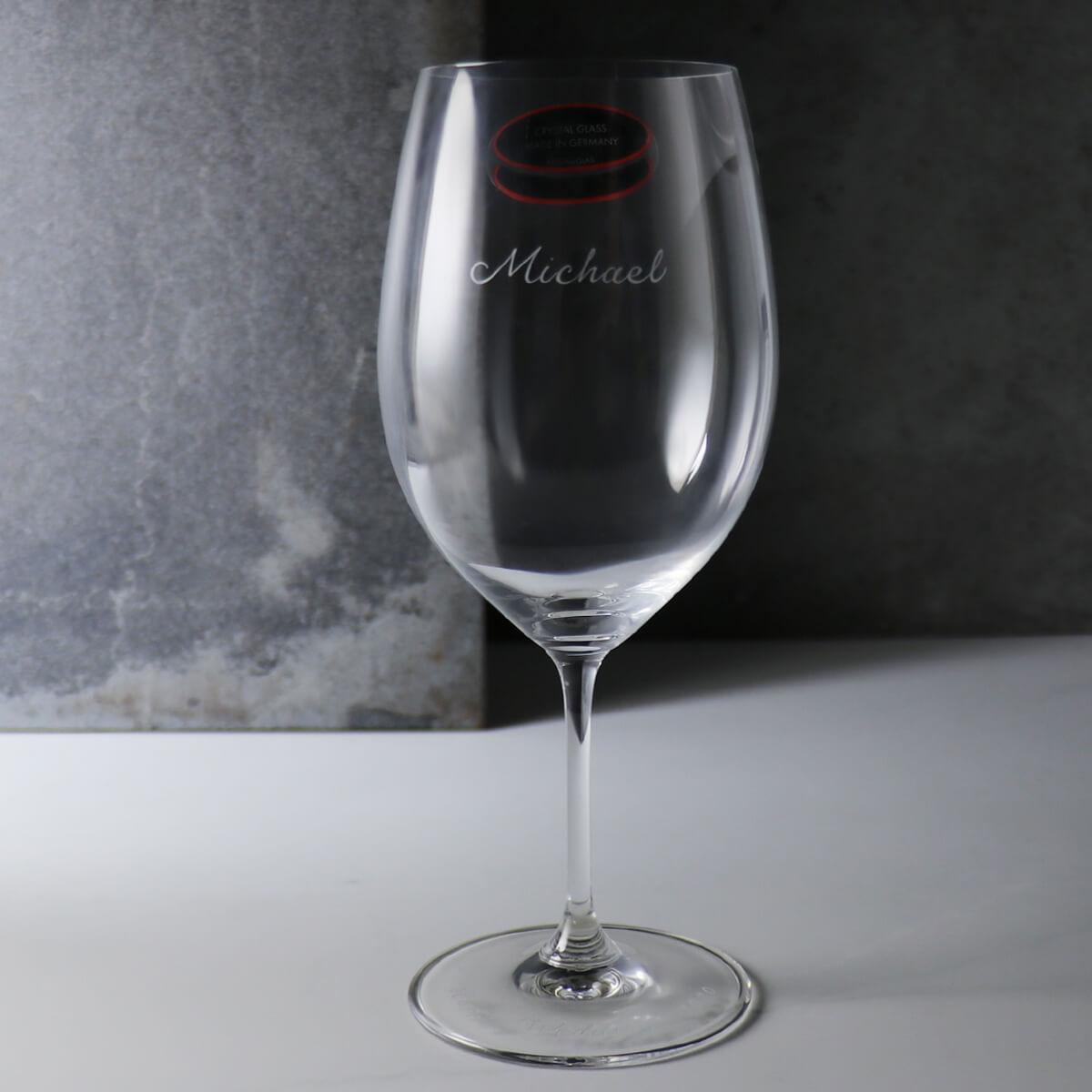 610cc 【Riedel-Vinum系列】 Cabernet無鉛水晶紅酒杯 商務送禮 - MSA玻璃雕刻