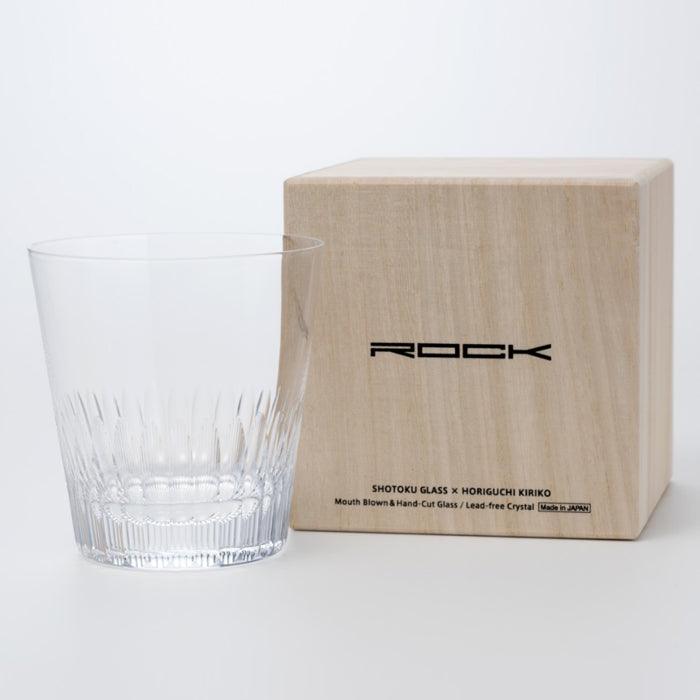 270cc【日本松徳硝子】松德ROCK #02 千本 威士忌杯Rock Glass無鉛水晶玻璃 酒器 (日本桐箱包裝) - MSA玻璃雕刻