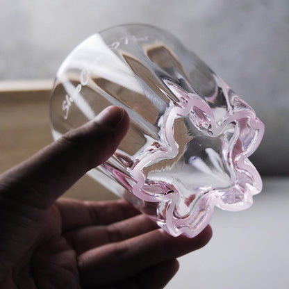 (一對價)260cc【日本櫻花結婚送禮】Sakurasaku白粉櫻花對杯 - MSA玻璃雕刻