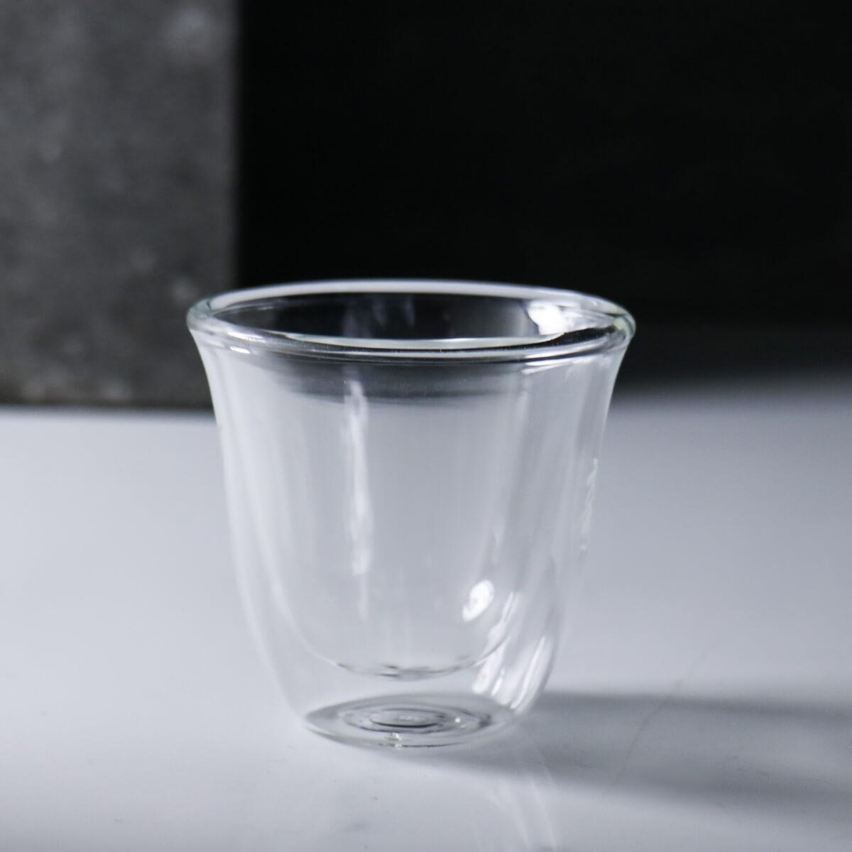 60cc【Espresso杯刻字】義大利Delonghi迪朗奇 暖在心雙層玻璃咖啡杯 - MSA玻璃雕刻