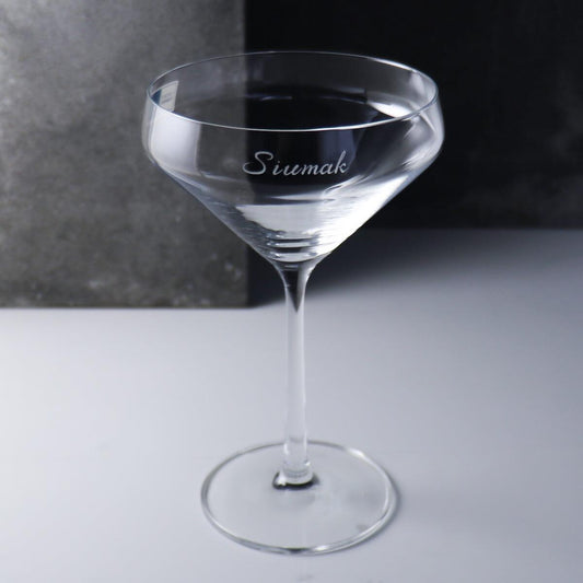343cc【Pure】德國蔡司Schott Zwiesel 馬丁尼杯 - MSA玻璃雕刻