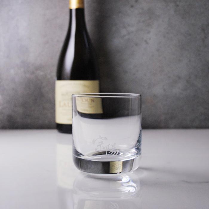 285cc【德國蔡司Schott Zwiesel】(2個書法字) 水晶威士忌杯 - MSA玻璃雕刻