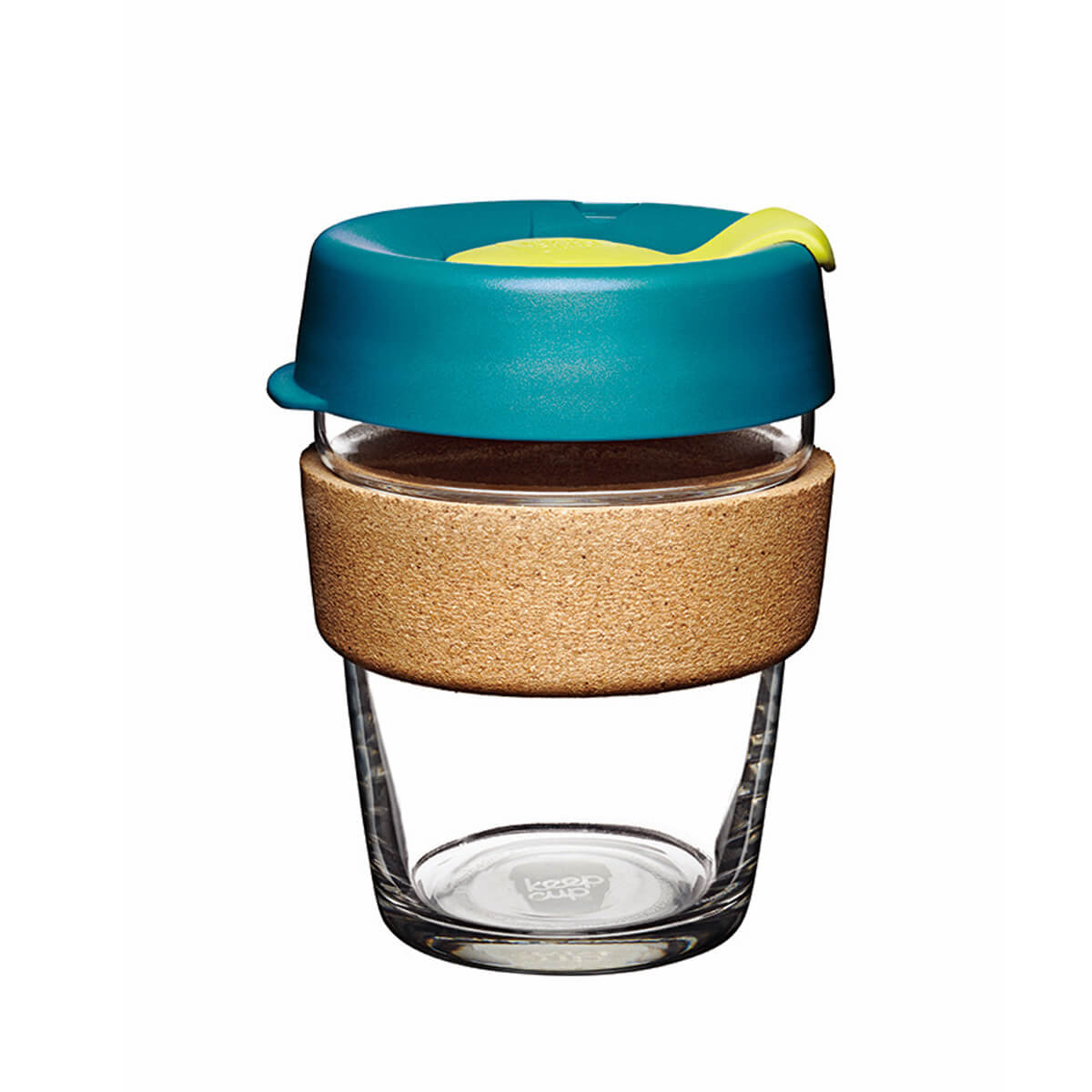340cc【澳洲KeepCup】6色 (軟木環)隨行杯客製刻字 環保杯 12oz咖啡杯 - MSA玻璃雕刻
