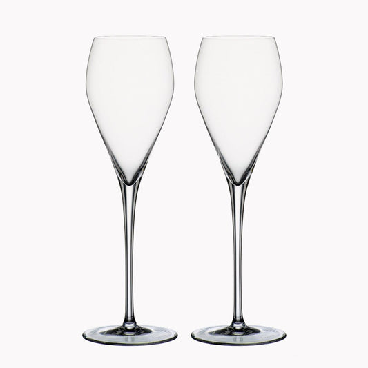 (一對價) 245cc【德國 Spiegelau 鬱金香系列結婚禮物對杯 】Adina Prestige Champagne Flute Glasses 香檳杯 - MSA玻璃雕刻