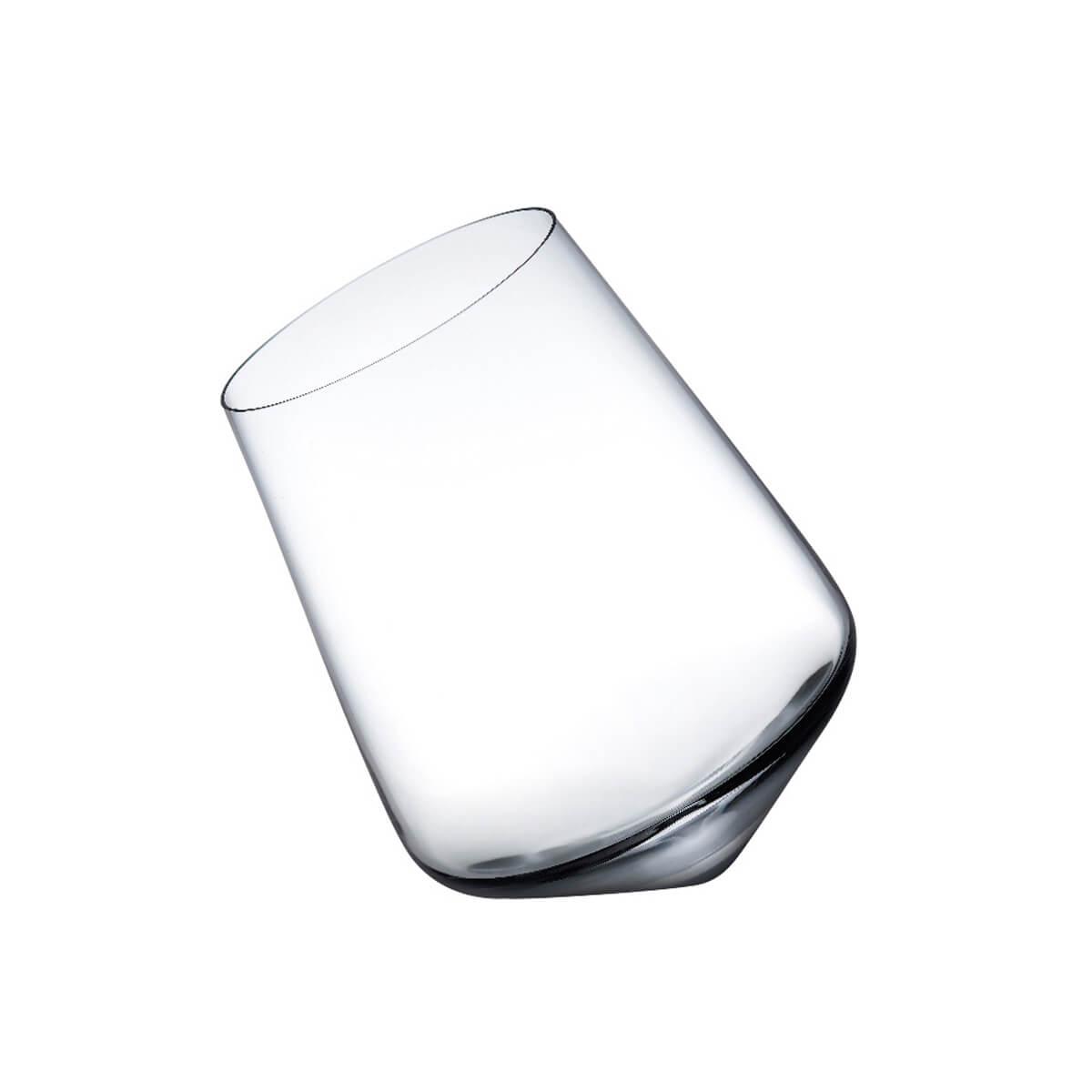 350cc【Nude水晶不倒翁】(簽名檔圖客製)Balance 威士忌杯 - MSA玻璃雕刻