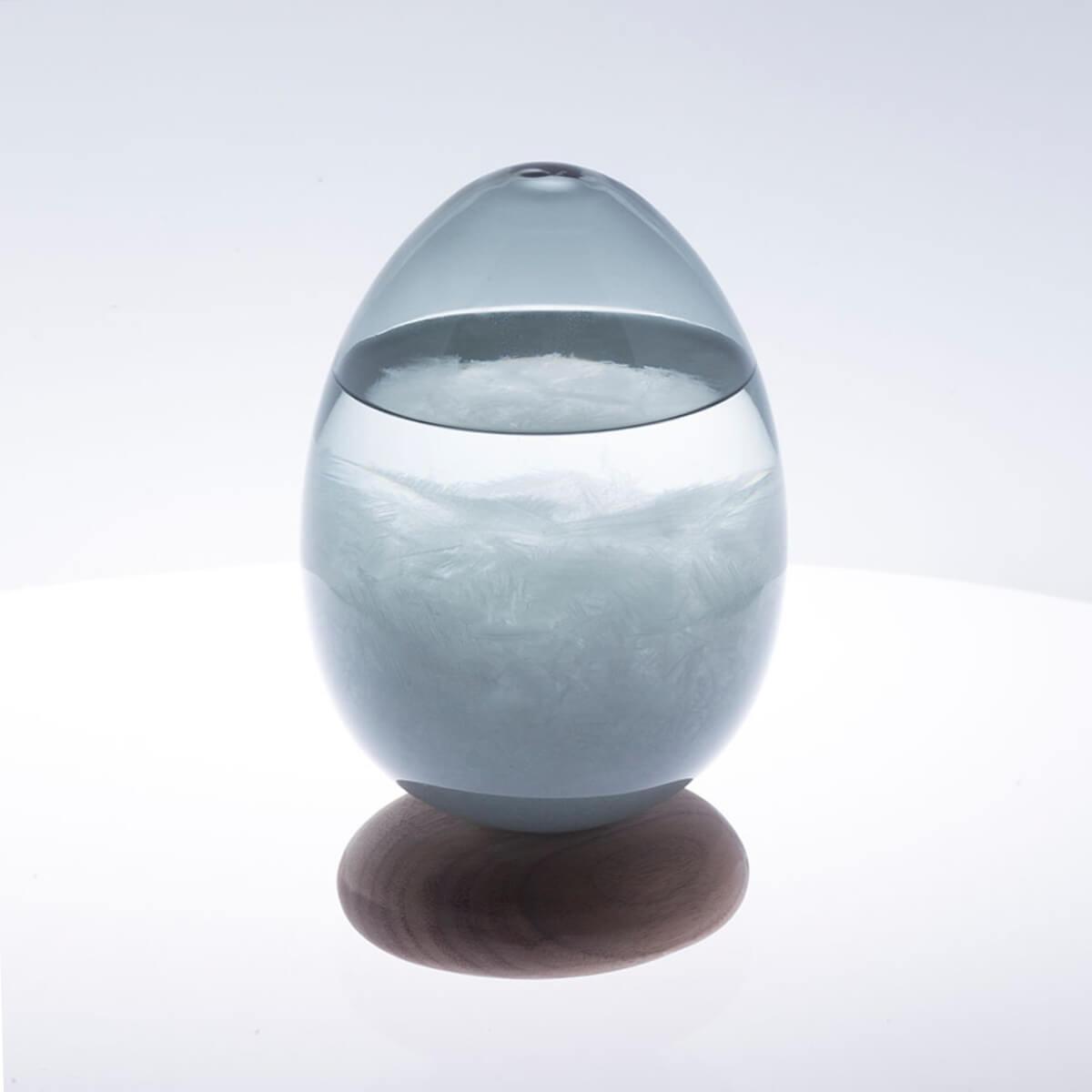 17cm【黑夜】日本Tempo Pulse Dawn天氣瓶 天氣球刻字 客製訂做 航海士遇見美麗的氣候瓶 - MSA玻璃雕刻