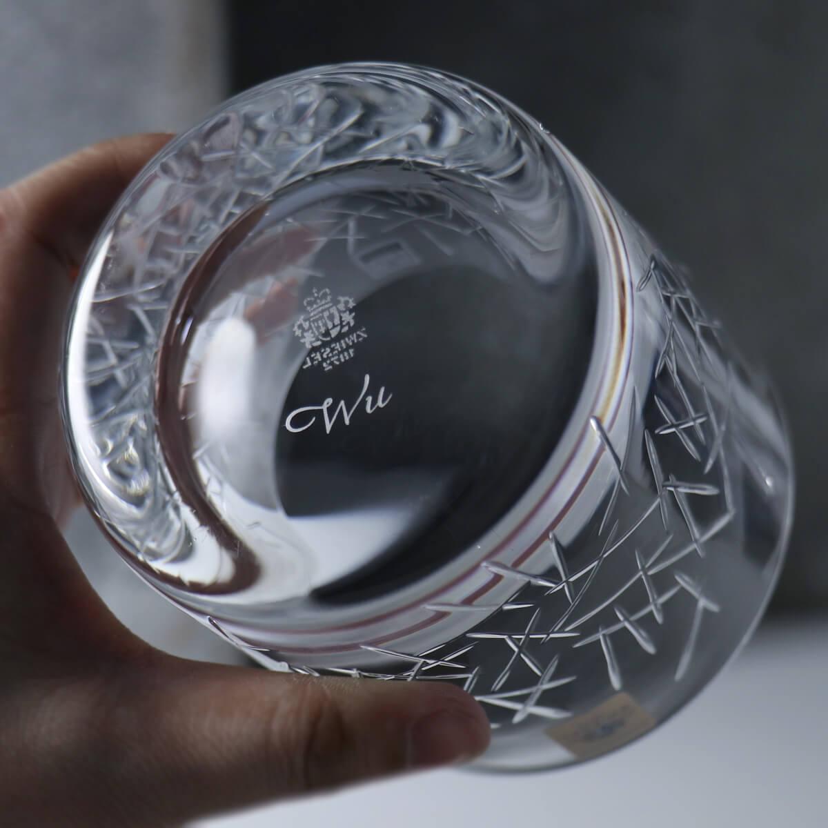 397cc【德國蔡司Schott Zwiesel手工杯】Hommage Glace無鉛水晶威士忌杯 - MSA玻璃雕刻
