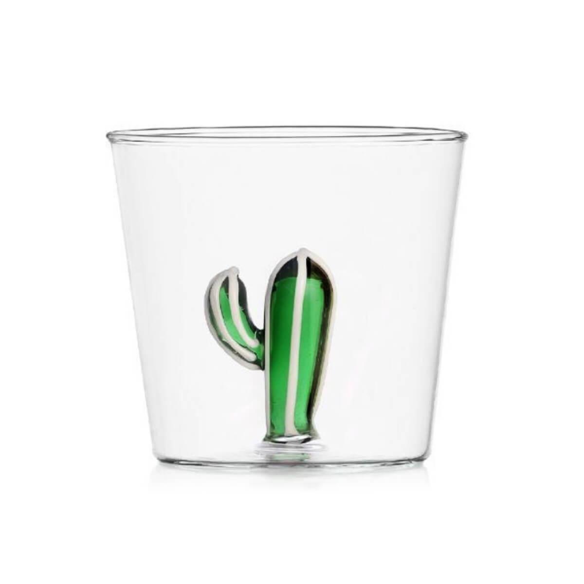 280cc【義大利ICHENDORF】CACTUS 沙漠仙人掌手工杯 - MSA玻璃雕刻
