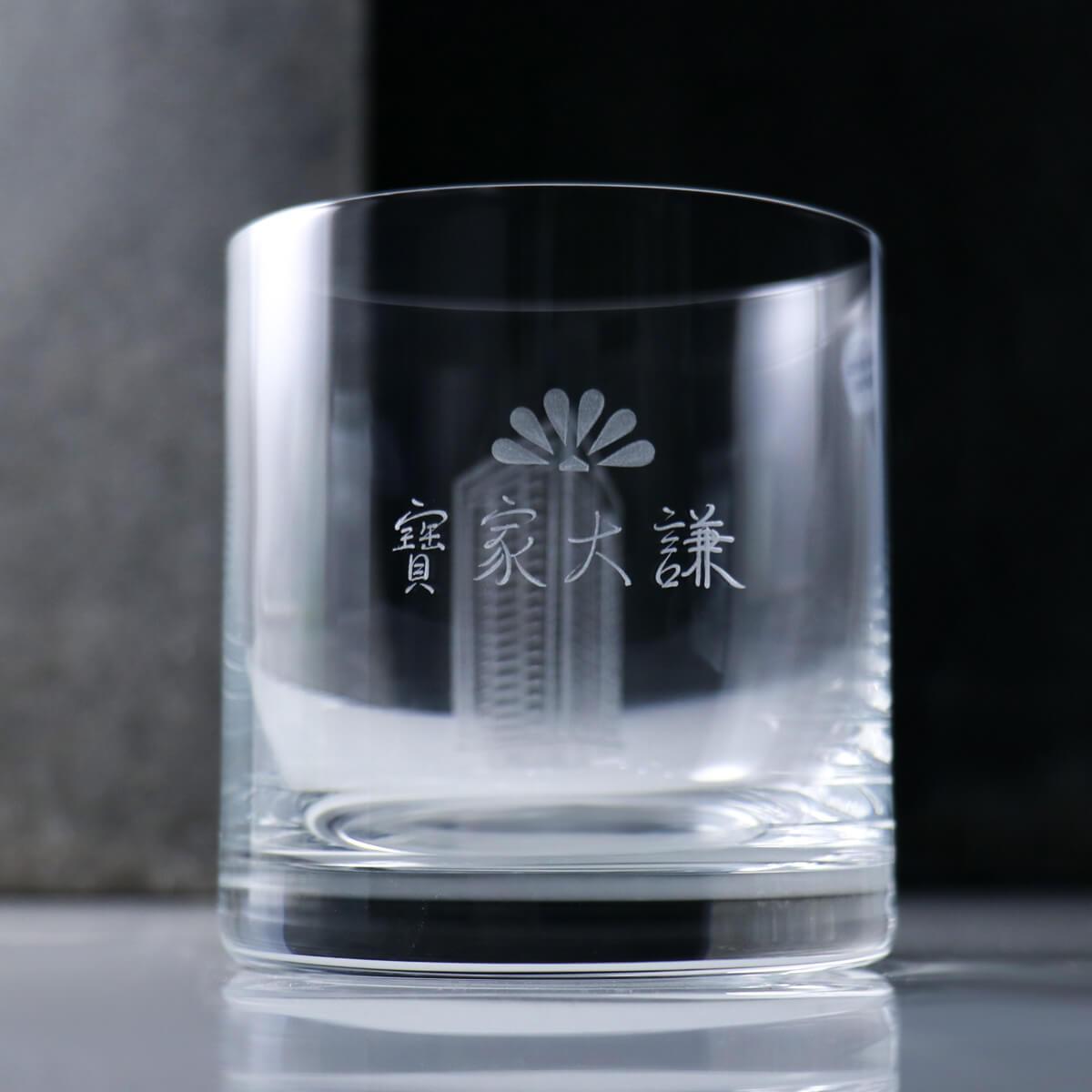 410cc【建案設計客製】薄壁Barline水晶威士忌杯 - MSA玻璃雕刻