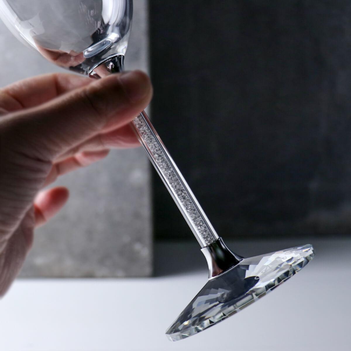 (一對價) 230cc【滿鑽香檳】卡薩布蘭卡婚禮結婚對杯 - MSA玻璃雕刻