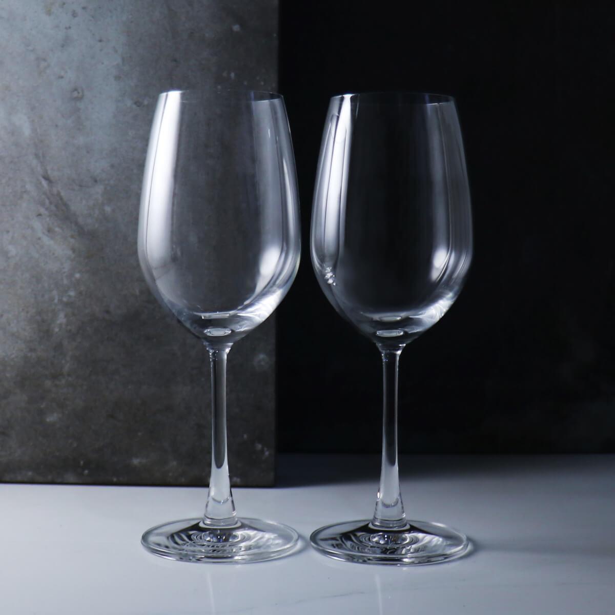 (一對價)425cc【結婚對杯】花體字設計刻字婚禮客製紅酒杯 - MSA玻璃雕刻
