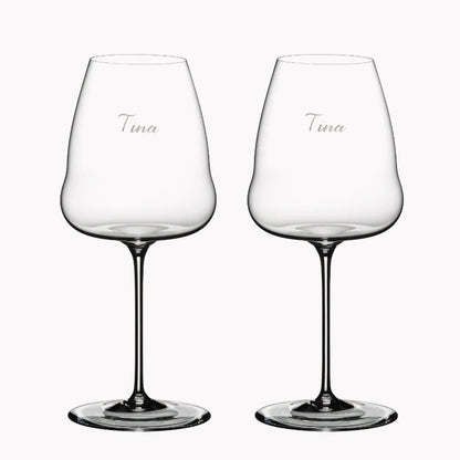 (一對價)742cc【Riedel 香檳杯 醒酒杯】Winewings Champagne香檳杯 - MSA玻璃雕刻