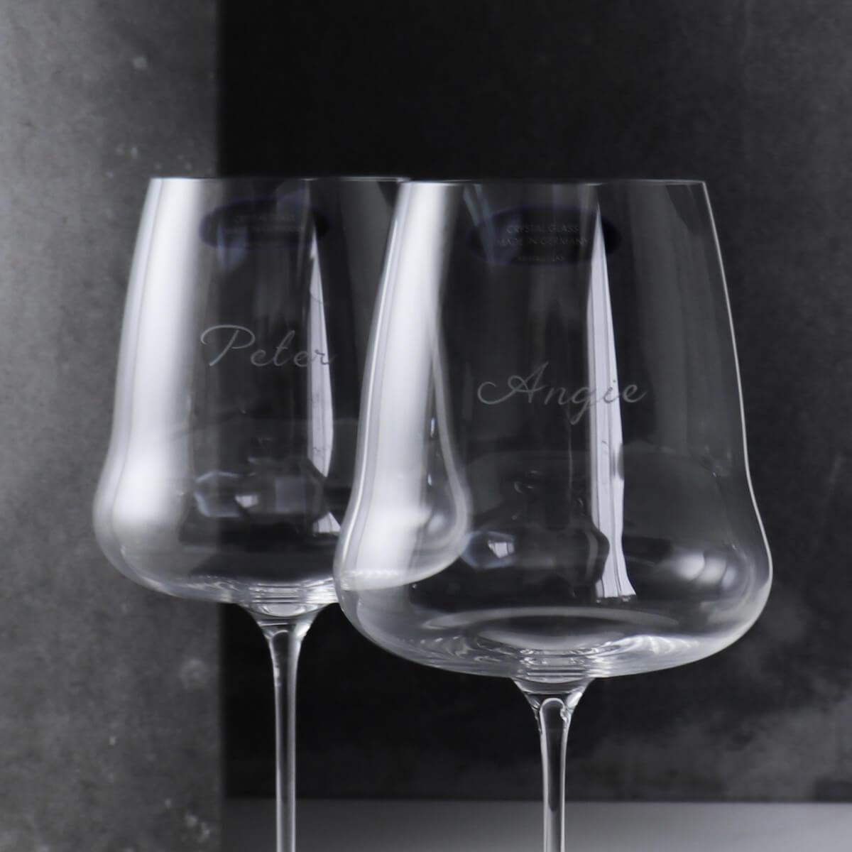 (一對價)736cc【Riedel 白酒杯 醒酒杯】Winewings Chardonnay夏多內白葡萄酒杯 - MSA玻璃雕刻