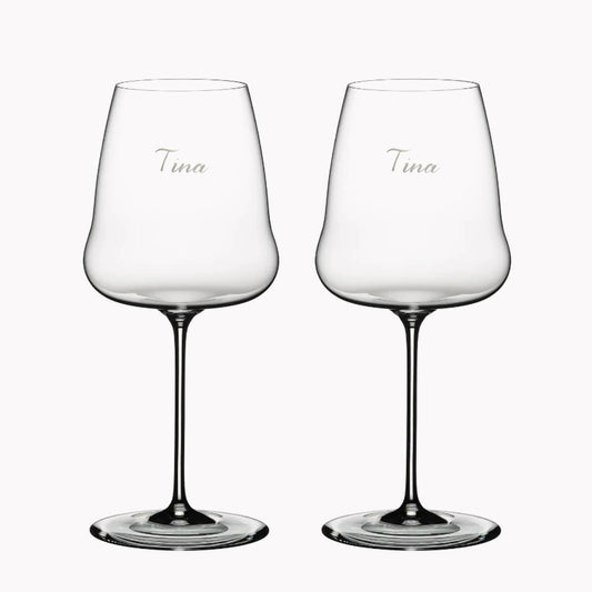 (一對價)736cc【Riedel 白酒杯 醒酒杯】Winewings Chardonnay夏多內白葡萄酒杯 - MSA玻璃雕刻