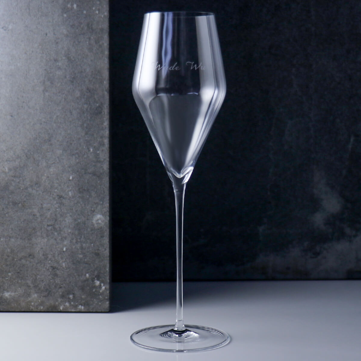 250cc【酒杯中的賓士】德國Spiegelau Definition羽量白金水晶香檳杯 - MSA玻璃雕刻