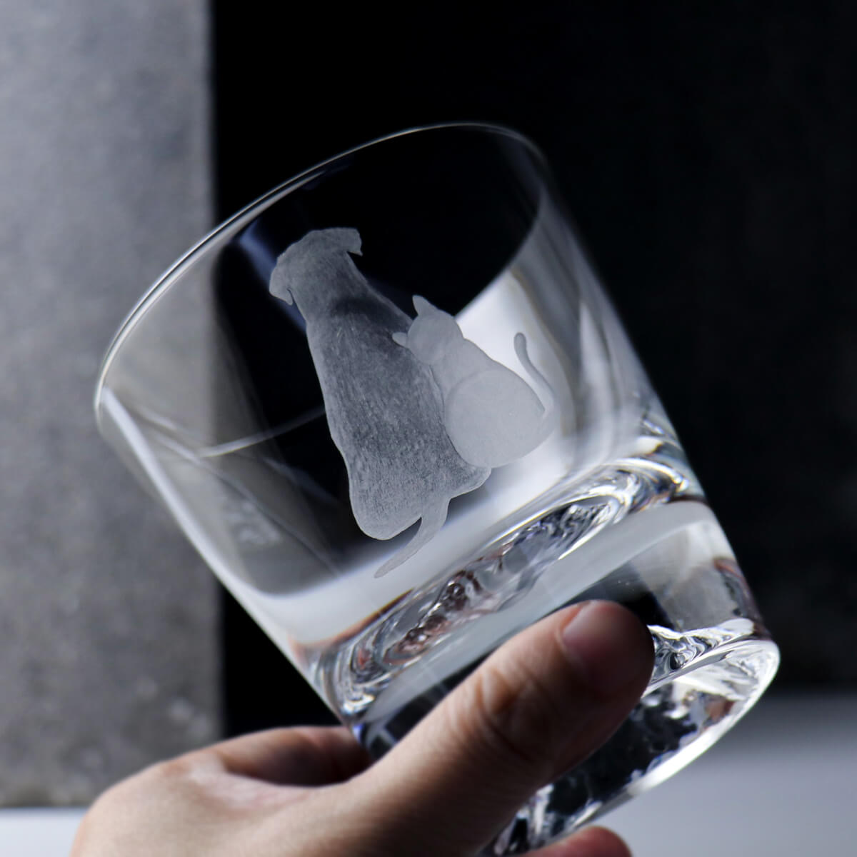 【富士山杯x貓狗相伴】日本田島硝子富士山杯 寵物杯 (日本桐箱包裝)