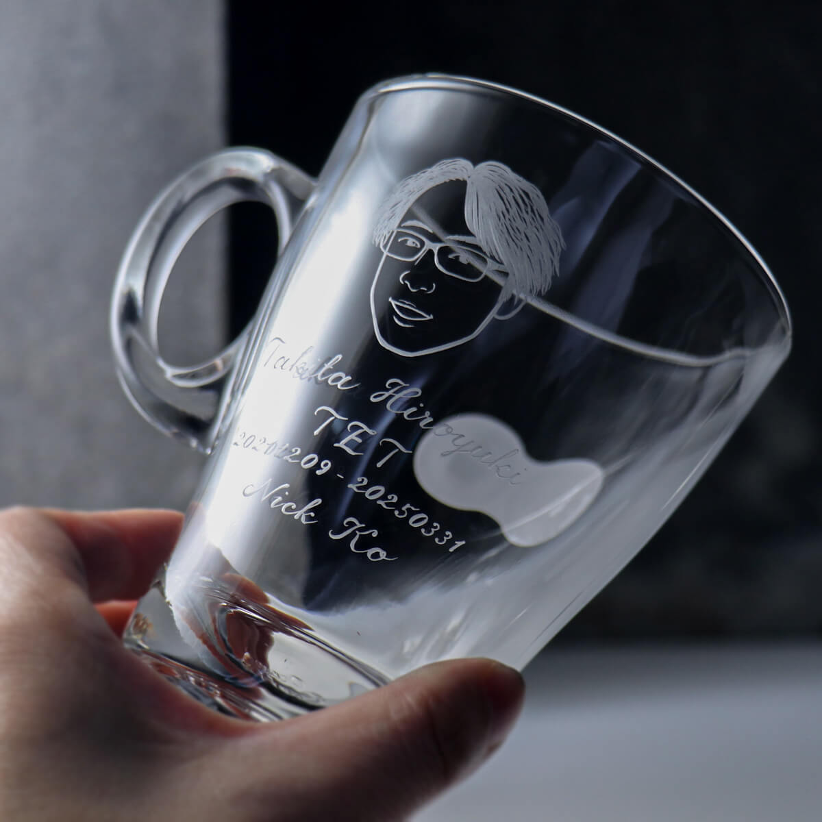 355cc【客製肖像】(寫實版)大頭版客製馬克杯