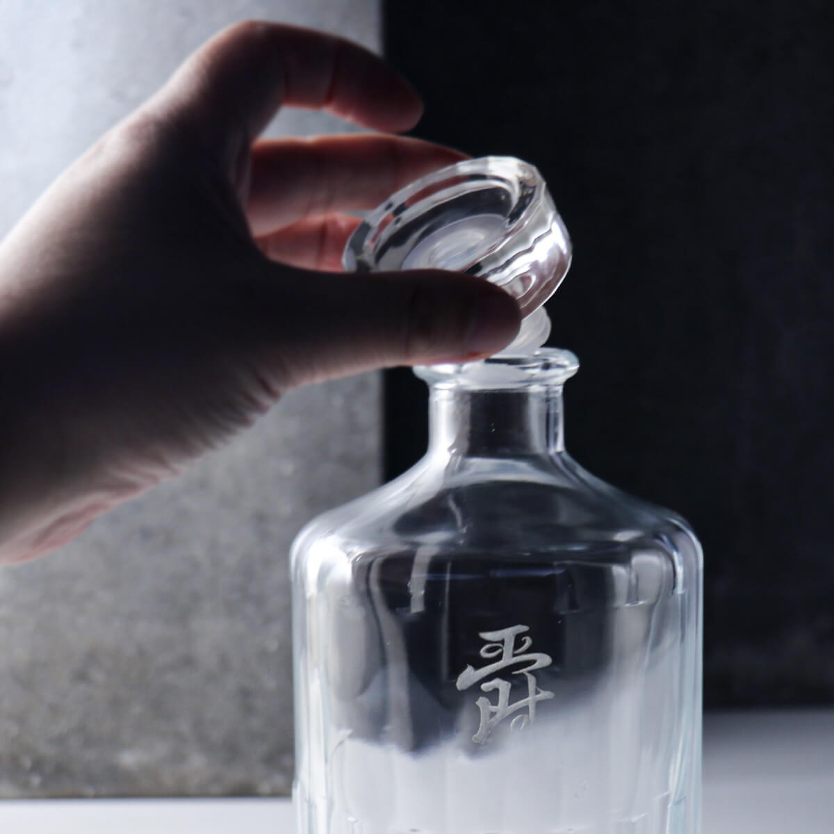 500cc【客製刻印酒瓶】(1個書法字) 厚底空酒瓶 梅酒瓶 釀酒瓶 高粱酒瓶