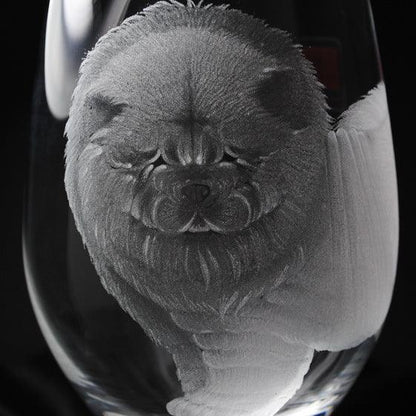 600cc【鬆獅狗】義大利 Bormioli Rocco品酒師CHARDONNAY無鉛水晶紅酒杯 - MSA玻璃雕刻