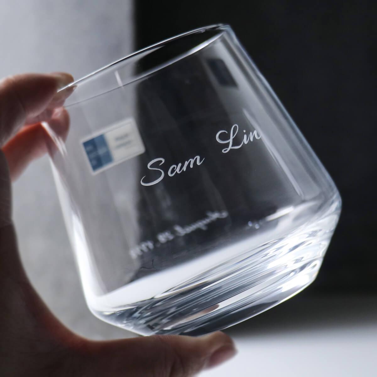 310cc【德國蔡司Schott Zwiesel水晶錐】水晶威士忌杯 - MSA玻璃雕刻