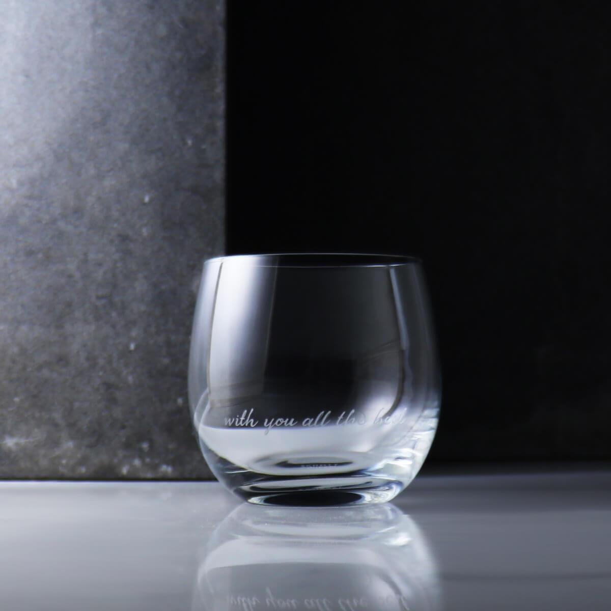 330cc【德國蔡司Schott zwiesel】水晶威士忌杯 男友生日客製酒杯 - MSA玻璃雕刻