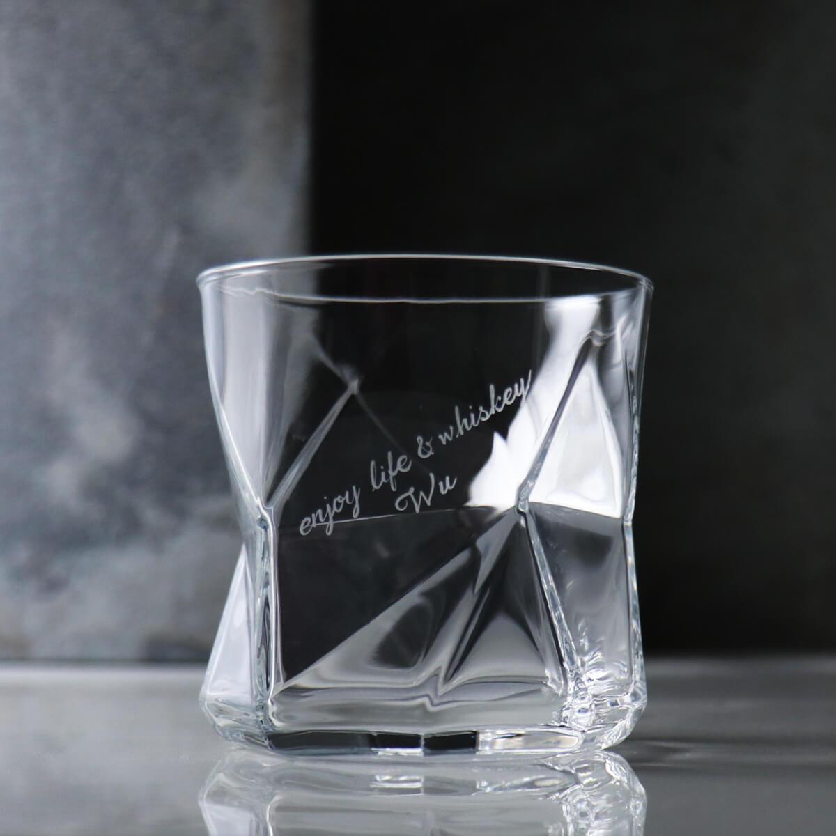 330cc【建築鑽石杯】義大利 Bormioli Rocco系列 幾何杯 - MSA玻璃雕刻