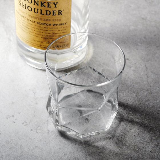 330cc【建築鑽石杯】義大利 Bormioli Rocco系列 幾何杯 - MSA玻璃雕刻