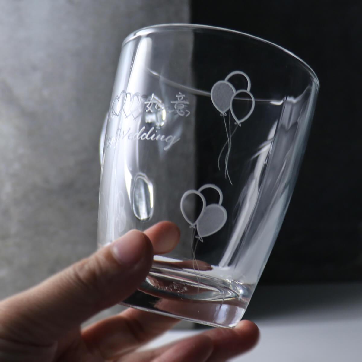 (一對價)320cc【氣球天空】結婚禮物結婚刻字對杯 婚禮小物馬克杯 - MSA玻璃雕刻