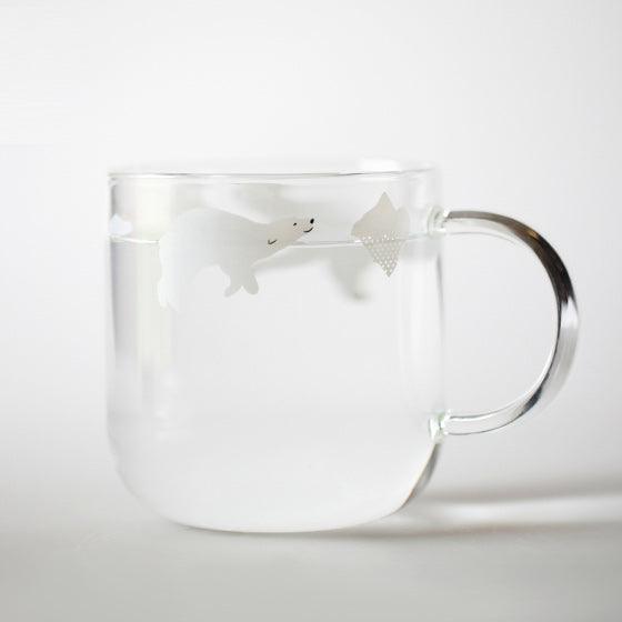 300cc【日本北海道 tuuli】北極熊冰山杯 - MSA玻璃雕刻
