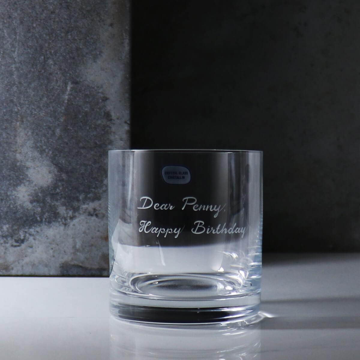 410cc【冰醇水晶杯】薄壁Barline水晶威士忌杯 玻璃雕刻 - MSA玻璃雕刻