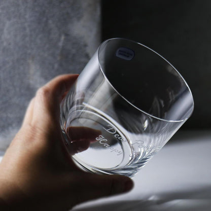 410cc【冰醇水晶杯】薄壁Barline水晶威士忌杯 玻璃雕刻 - MSA玻璃雕刻