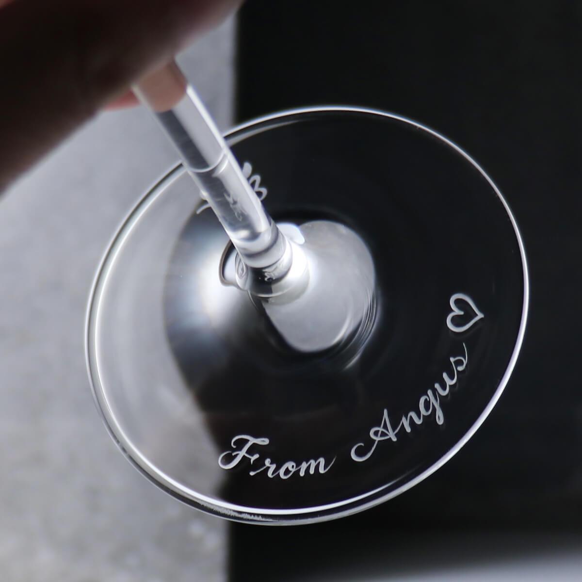 710cc【會呼吸的酒杯】德國Eisch水晶杯(大容量快速醒酒杯) - MSA玻璃雕刻
