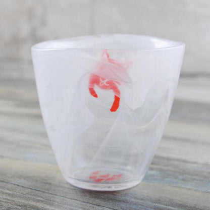 (絕版品)300cc【MSA貓村玻璃杯】貓抓魚手工杯 溫暖質感貓抓杯玻璃藝術(不雕刻作品) - MSA玻璃雕刻