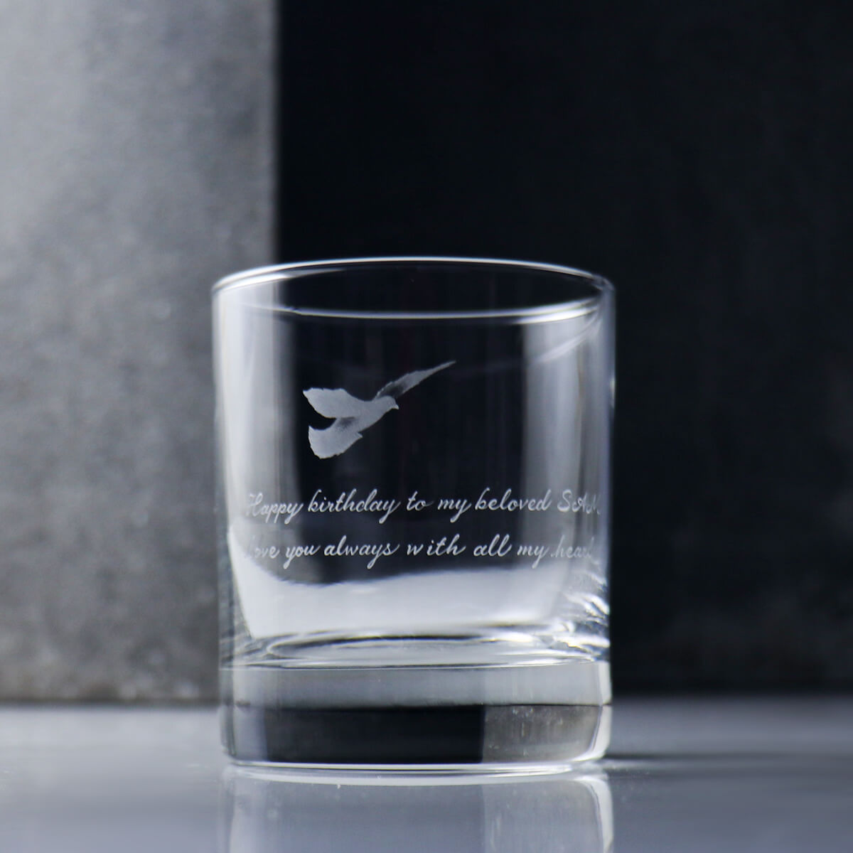 245cc【與大自然共舞】鴿 飛翔吧! 威士忌杯 鳥雕刻 For dear dad 父親節