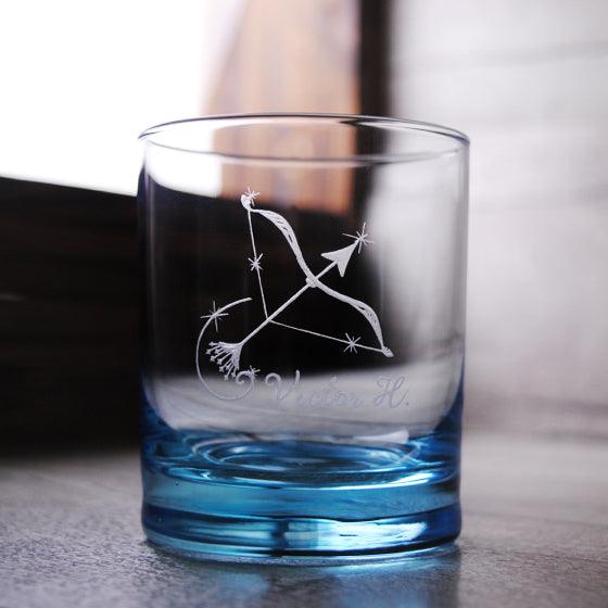 250cc【人馬座】射手座的刻字威士忌杯 - MSA玻璃雕刻