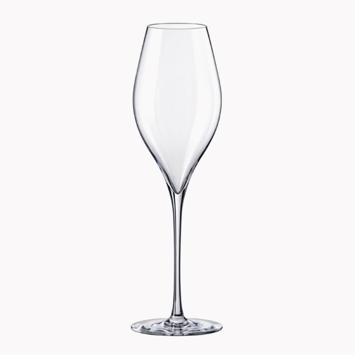 340cc Rona 天鵝系列Swan水晶香檳杯 - MSA玻璃雕刻