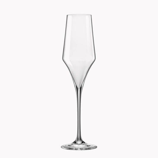 220cc Rona ARAM 鑽石錐形系列 水晶香檳杯 - MSA玻璃雕刻