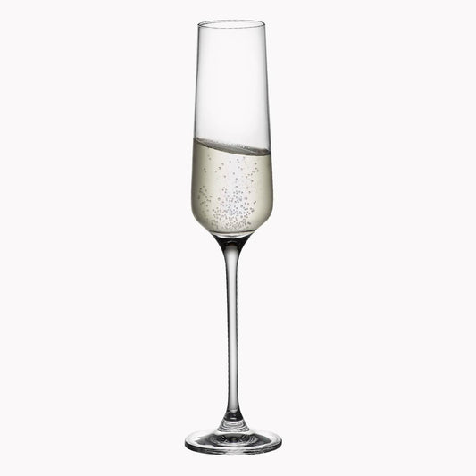 190cc Rona Charisma輕透水晶葡香檳杯 - MSA玻璃雕刻