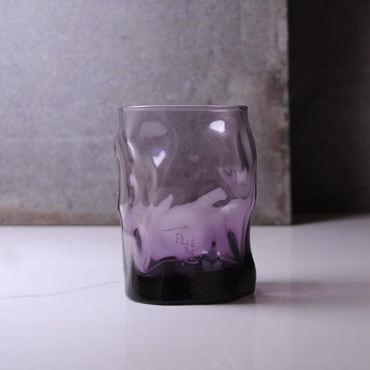 300cc【江戶紫SORGENTE】(2個書法字)義大利扭扭杯 - MSA玻璃雕刻