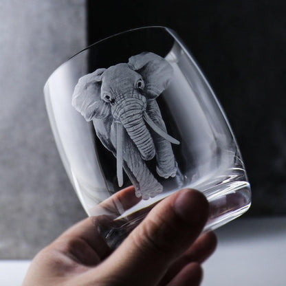 320cc【大象】Elephant威士忌杯 - MSA玻璃雕刻
