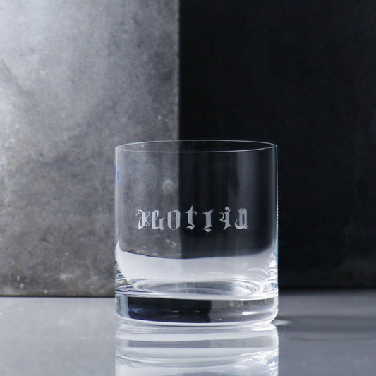410cc【LOGO花體字】捷克水晶工藝薄壁Barline水晶威士忌杯 - MSA玻璃雕刻
