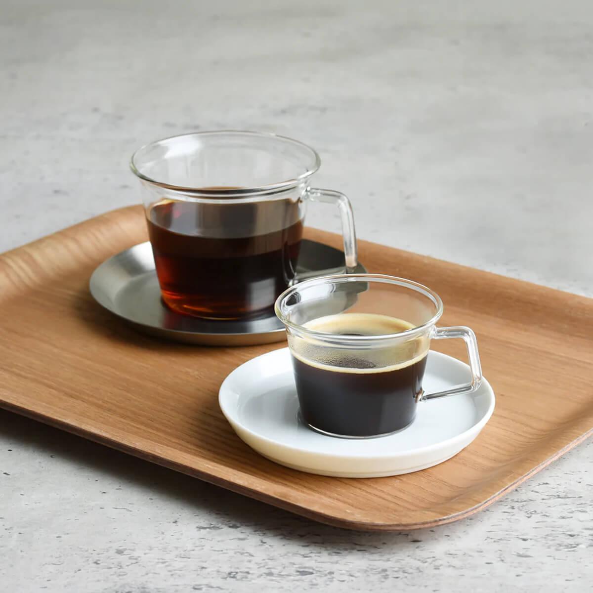90cc【日本Kinto】CAST 耐熱濃縮咖啡杯 - MSA玻璃雕刻