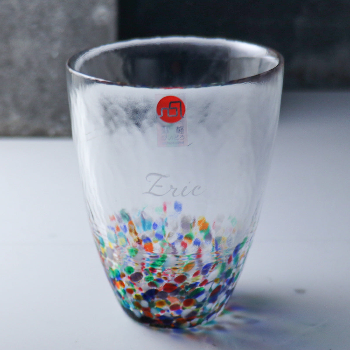 300cc【ADERIA】日本津輕琉璃 青森睡魔祭 繽紛手工玻璃杯