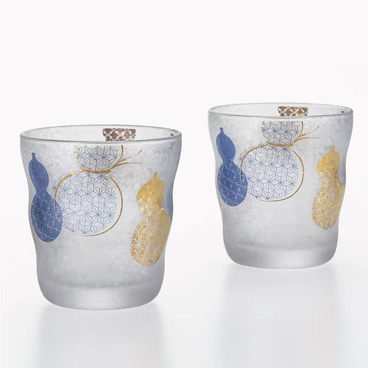 (一對價)335cc【日本Aderia石塚硝子】葫蘆對杯祝福禮組 客製刻字 - MSA玻璃雕刻