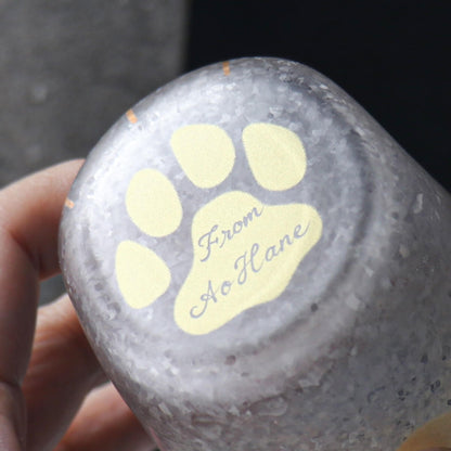 300cc【coconeco正品貓腳杯】日本Aderia金箔三花貓腳杯