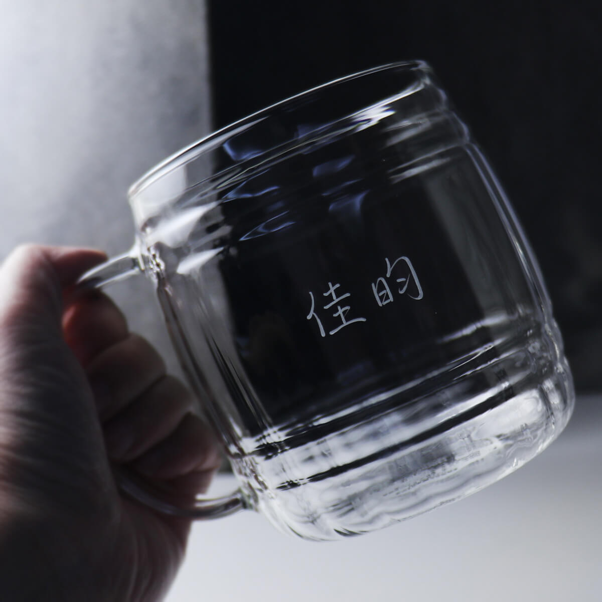 620cc 日本HARIO 酒桶型玻璃啤酒杯 日本製 酒桶杯刻字